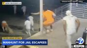 Main image for 10 Inmates Escape Jail Through Hole in Cell Wall. 