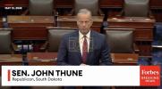 Main image for Sen. Thune Criticizes Democrats for Blocking 2025 Stablecoin Bill.
