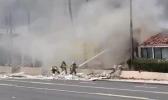 Clinic Obliterated in Palm Springs Explosion.