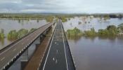 Main image for Drone Video Shows Roads Swallowed by Floodwaters.