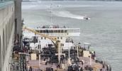 Main image for Explosion on Sewage Transport Boat in Hudson River