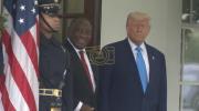 Main image for President Trump WElcomes South Africa's President Ramaphosa to the White House. 