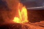 Main image for 1000-Foot Lava Fountains Light Up Hawaii.