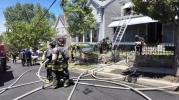 Main image for Hero Firefighters Save Dog Trapped Inside Burning Home.