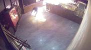 Main image for Robbery Ends in Flames as Suspect Sets Himself on Fire. 