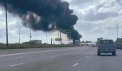 Main image for Fuel Tanker Collides with Bus in Fiery Florida Crash.