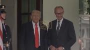 Main image for President Trump welcomes German Chancellor Friedrich Merz to the White House.