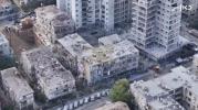 Main image for Drone Footage Shows Devastation After Missile Strike in Bat Yam Kills Six, Injures Over 200. 