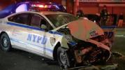 Main image for 2 NYPD Officers Hospitalized After Three-Car Collision in Brooklyn. 