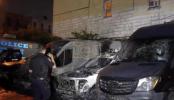Main image for 8 NYPD Vehicles Torched in Brooklyn. 