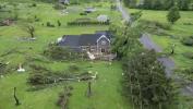 Main image for Drone Footage of the Devastating Effect of Weather Where Homes Were Destroyed. 
