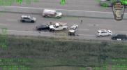 Main image for Helicopter Footage Captures Wild I-75 Police Chase Ending in Six-Car Crash. 