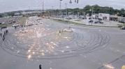 Main image for Illegal Street Takeover Caught on Surveillance as Cars Spin Wildly. 