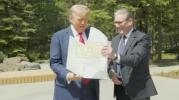 Main image for President Keeps Cool After Dropping US-UK Trade Deal Papers at G7.