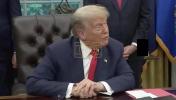 Main image for Trump: U.S. Will 'Solve' Any Conflict With North Korea, Says He Gets Along 'Very Well' With Kim. 