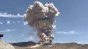 Main image for Shocking Video Captures Fiery Malfunction of NASA's Rocket Motor Exploding in First Test.