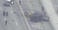 Main image for LAPD Sergeant Killed Helping Crash Victim on 405 Freeway; Two Dead.