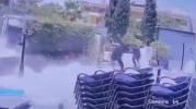 Main image for Security Camera Captures Moment Iranian Drone Crashes in Amman, Narrowly Missing Bystanders. 
