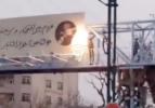 Main image for Tehran Protesters Torch Banners of Fallen IRGC Commanders. 