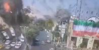 Main image for CCTV Footage Reveals Israeli Airstrikes on Tehran Government Building.