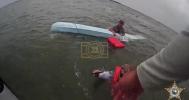 Main image for Boaters Cling to Capsized Vessel After Sudden Wave Surge in Pine Island Sound. 