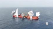 Dramatic Footage: Houthis Attack and Sink Cargo Ship with Drones and Missiles in Red Sea. 