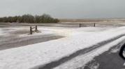 Main image for Severe Storm Blankets Eastern Colorado in Hail. 