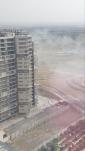 Main image for Emergency Crews Rush to Exploded Building Incident Near Chitgar Lake in Tehran. 
