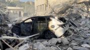 Main image for Aftermath of Airstrike that Devastates Syrian Ministry of Defense in Damascus. 