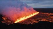 Main image for Lava Flows as Iceland Volcano Erupts. 