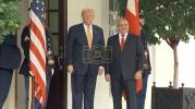 Main image for Trump Hosts Bahrain's Crown Prince at White House as U.S. Eyes Civilian Nuclear Cooperation.