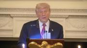 Main image for President Trump Touts Legislative Wins at White House Dinner.