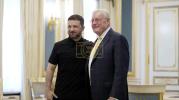 Main image for President Trump Envoy Keith Kellogg Meets Zelensky in Kyiv Amid Russian Drone Attacks. 