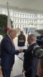 Main image for President Trump Welcomes Bahrain's Crown Prince to the White House. 