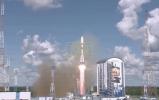 Main image for Russia Launches Soyuz Rocket Carrying Iran's Nahid-2 Communications Satellite. 