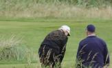 Main image for Trump Golfing at Turnberry During Scotland Visit.