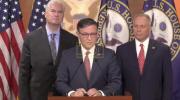 Main image for Speaker Johnson Says GOP Advancing America First Mandate. 