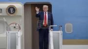 Main image for President Trump Arrives in Scotland.