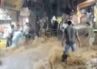 Main image for Heart-Pounding Moment Tourist Rescued from Deadly Flash Flood in India. 