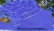 Main image for The Tsunami Shockwave Shows the 8.8 Quake's Ripples. 