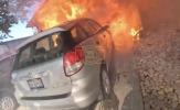 Main image for Dramatic Bodycam Footage Shows Firefighters Battling Intense Blaze in California. 