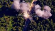 Main image for Ukrainian Saboteurs Destroy Bridge in Western Russia Using Drone.