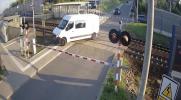 Main image for Miracle Escape as Train Smashes Van in Poland. 