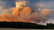 Main image for The Timelapse of the Grand Canyon Megafire with Towering Fire Clouds. 