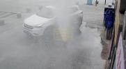 Hidden Hydrant Turns Street Into Crash Zone. 