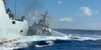 Main image for Chinese Navy Destroyer Collides with China Coast Guard Ship, Leaving Vessel Disabled. 