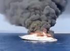 Main image for Luxury Superyacht Sinks in Fire.