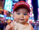 Main image for Cute AI 'Baby Trump' Weighs In on DC Liberation Day. 