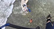 Main image for Dramatic Helicopter Rescue After Yacht Runs Aground.