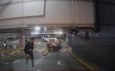 Main image for Car Flips After Smashing Boom Gate in Sydney Lot.